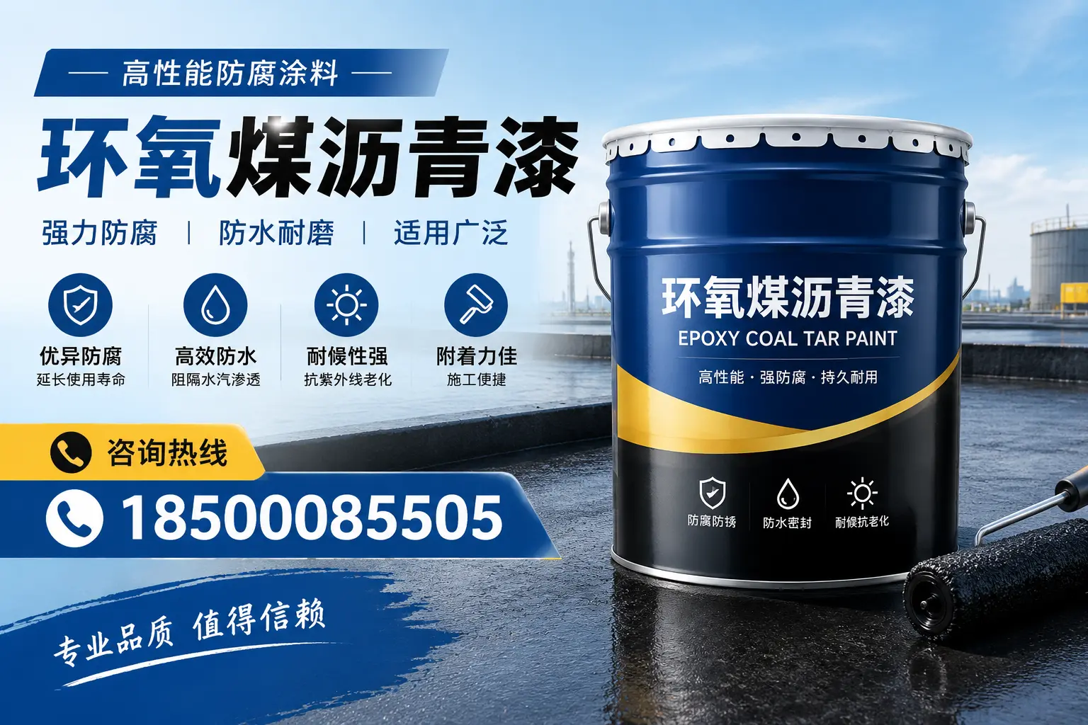 环氧煤沥青漆的主要成分与功能,伊春用户深度了解